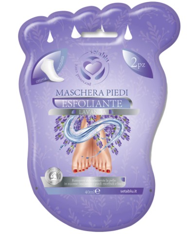 Setablu maschera monouso per piedi alla lavanda